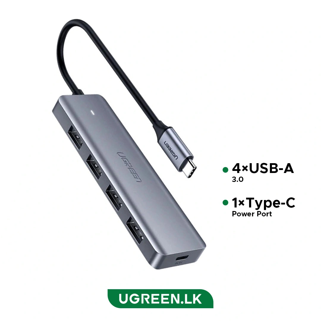 UGREEN 4 – Port USB 3.0 to Type -C HUB – CM219 – 70336