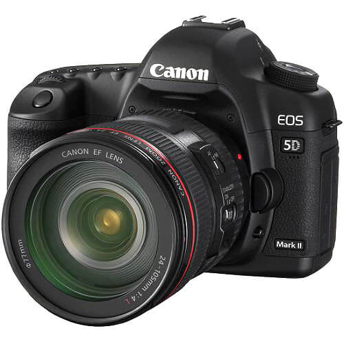 Câmera DSLR Canon EOS 5D Mark II