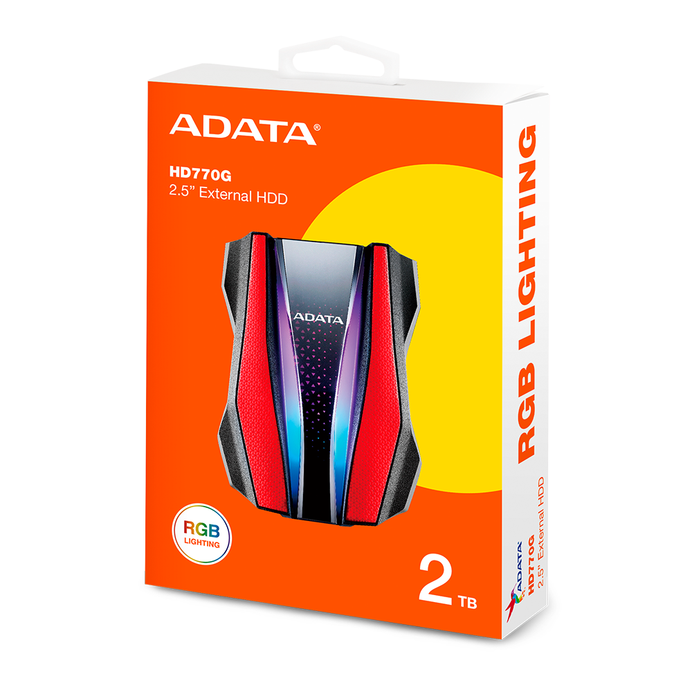 Disco Rígido Externo ADATA HD770G 2TB