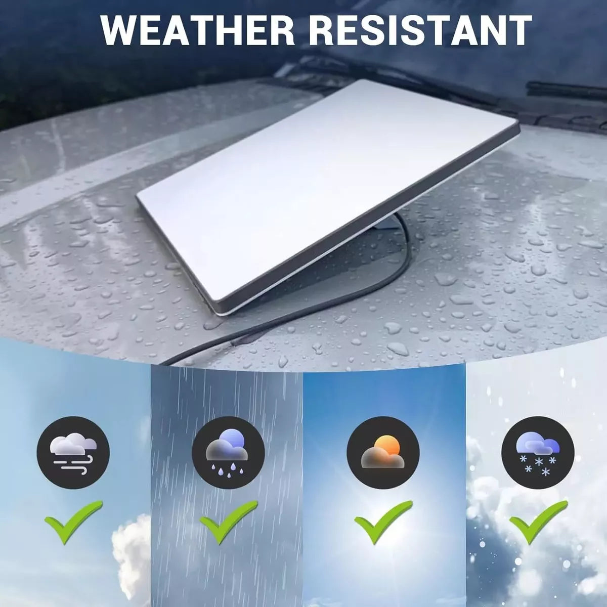 Cabo de alimentação veicular projetado para o Starlink Mini
