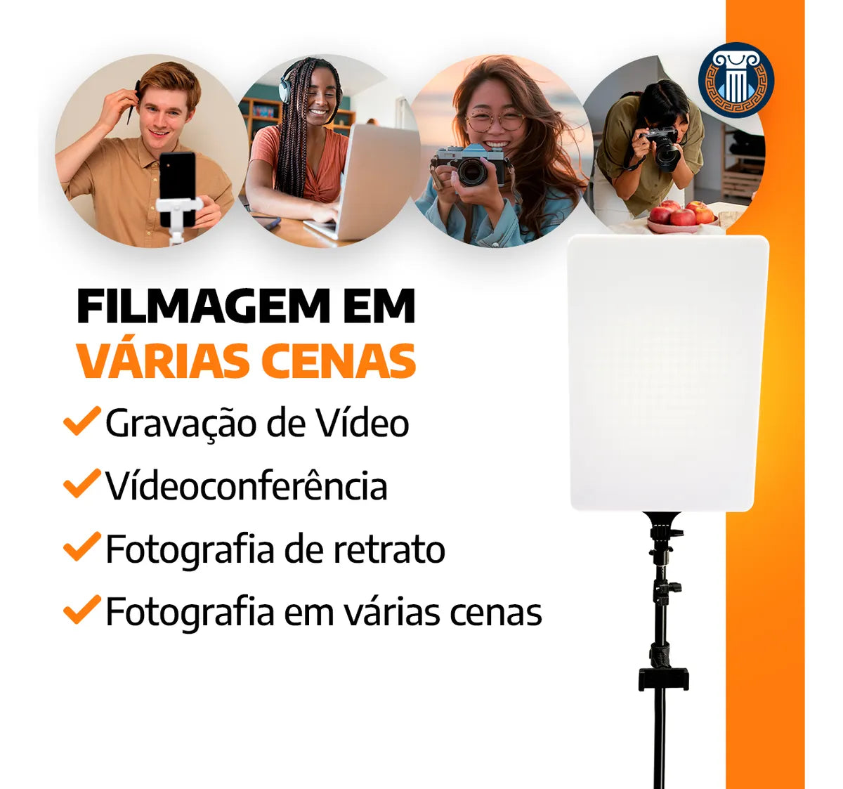Ring Light RL-19 – Luz LED Branca