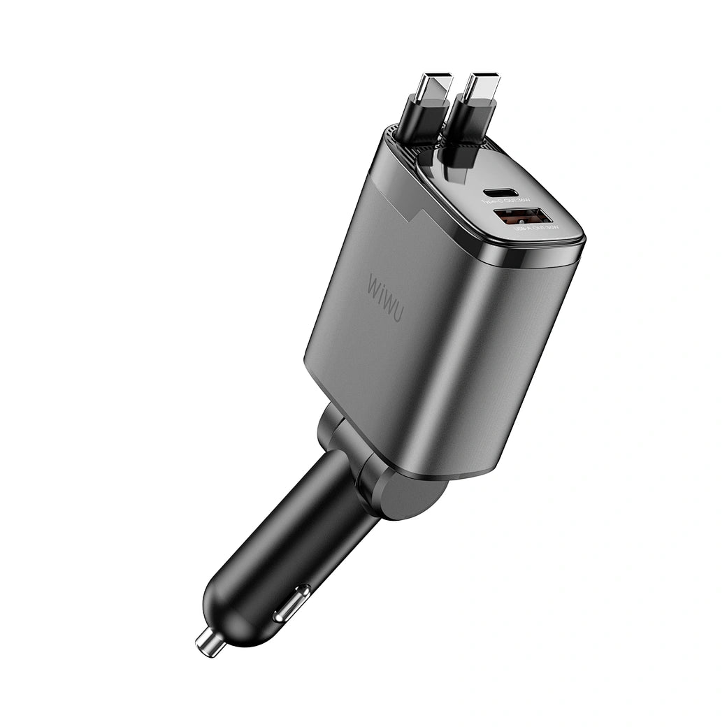 WiWU Helix Pro 111W Retractable Car Charger – Wi-CC034