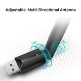P-Link AC600 Archer USB T2U Plus High Gain Wireless Dual Band