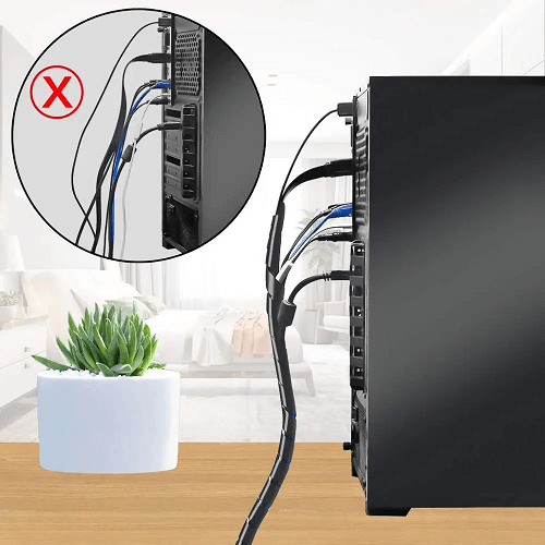 Ugreen 30819 3M 25Mm Cabo Tubo Fio Organizador Enrolador