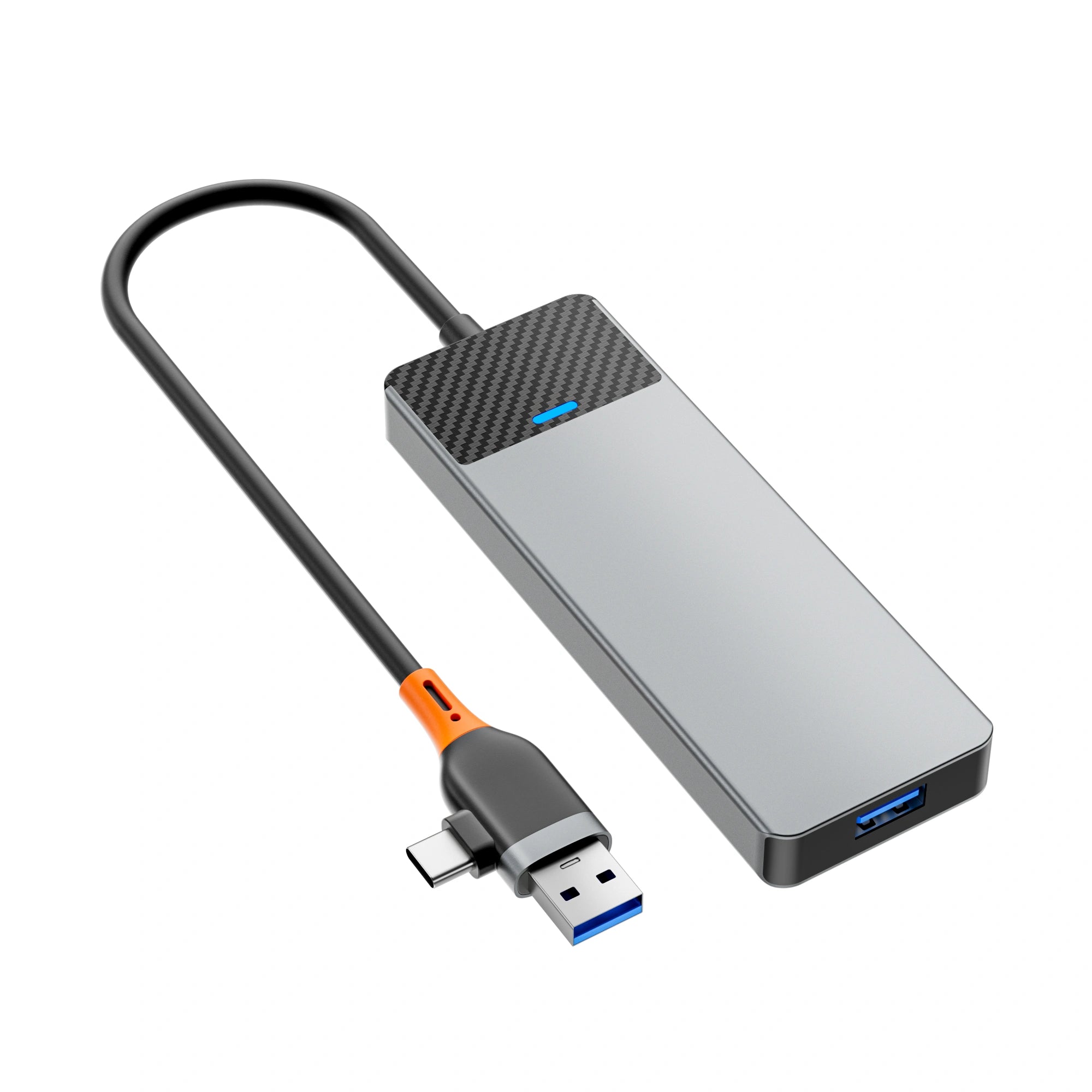 WIWU A431C Linker Series USB-A&amp;C Hub Adapter 4-in-1