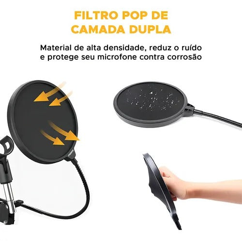 Filtro pop de microfone MAONO PF150F
