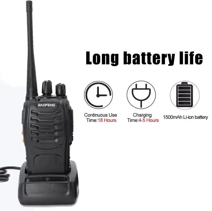 Baofeng-BF-888S  rádio bidirecional, alta potência 2 peças