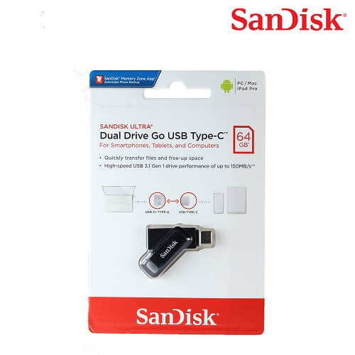 FLASH SanDisk  Ultra Dual Drive Go USB Type C