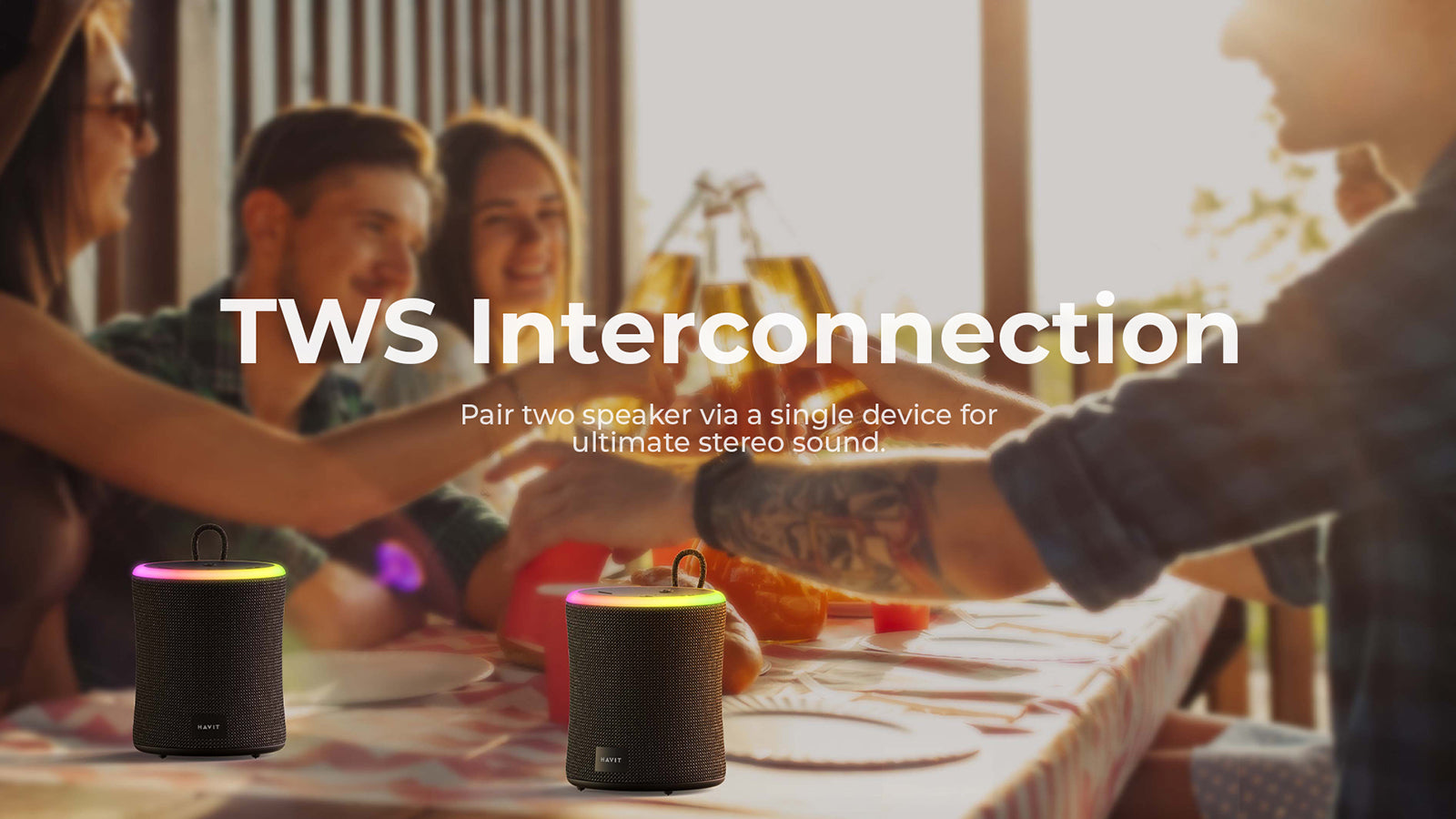 Alto-falante Bluetooth Havit SK832BT