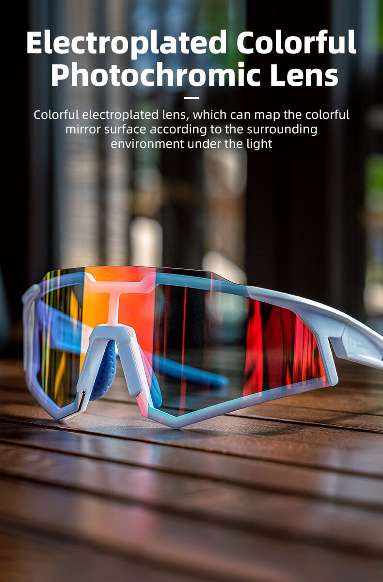 Sports Sunglasses Polarized Adjustable Nose Support Eyewear Goggle