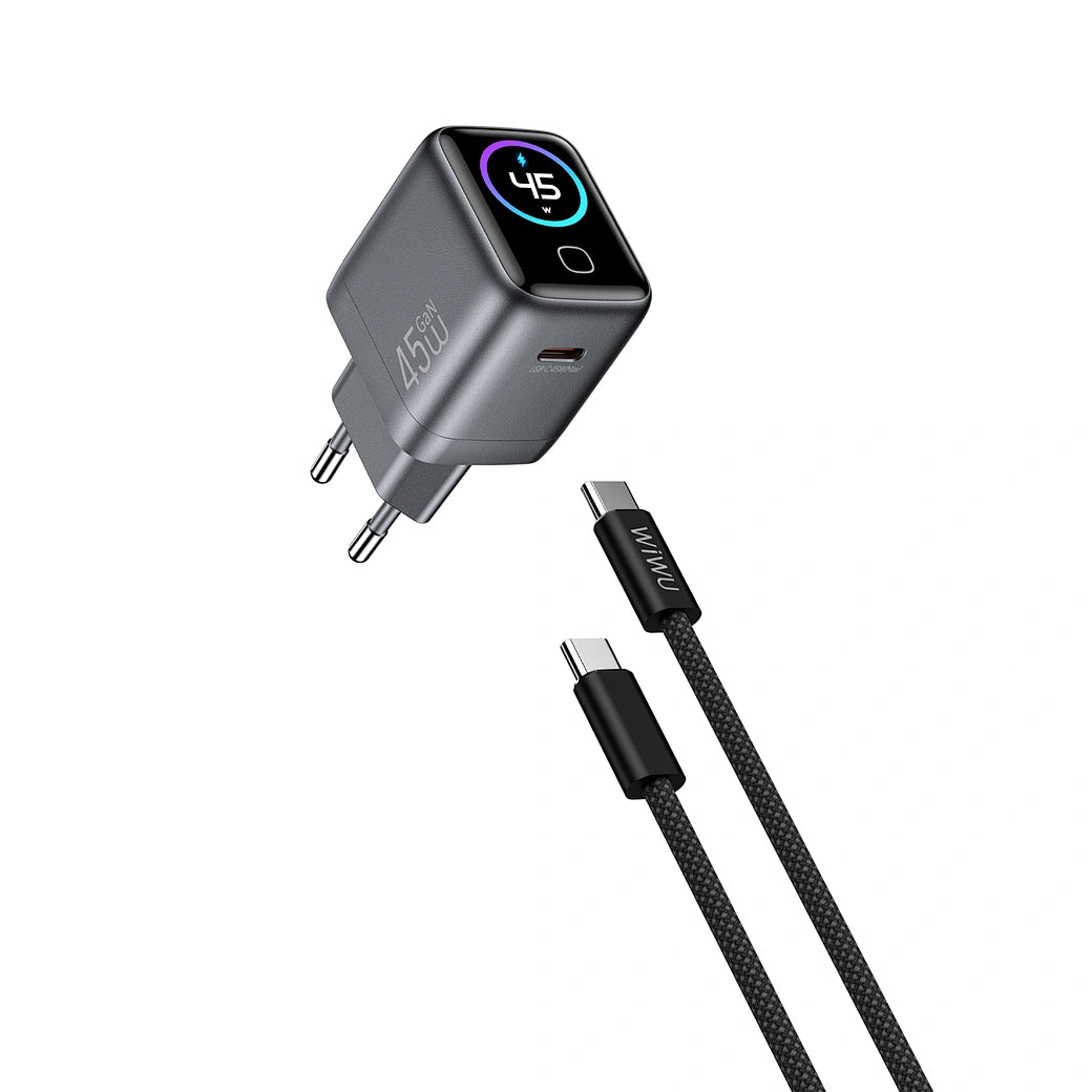 CHG500 Carregador Rápido USB-C 45W com Ecrã Inteligente