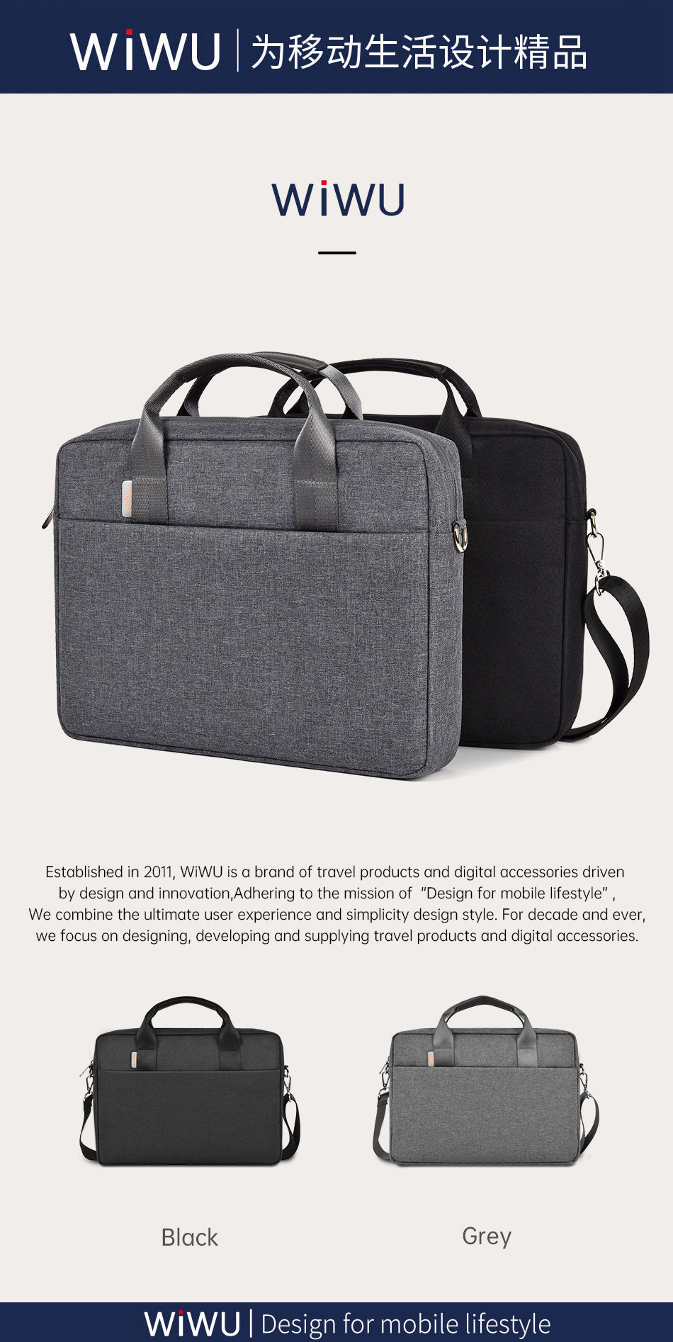 Minimalist Laptop bag Pro 14-15.6