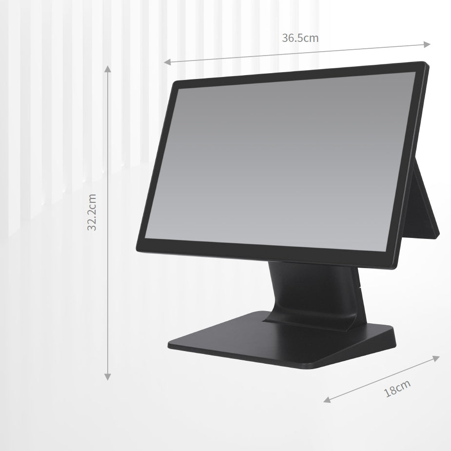 PSJ8500-D-B – POS Touch Dual Display 15.6"