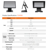 PSJ8500-D-B – POS Touch Dual Display 15.6"