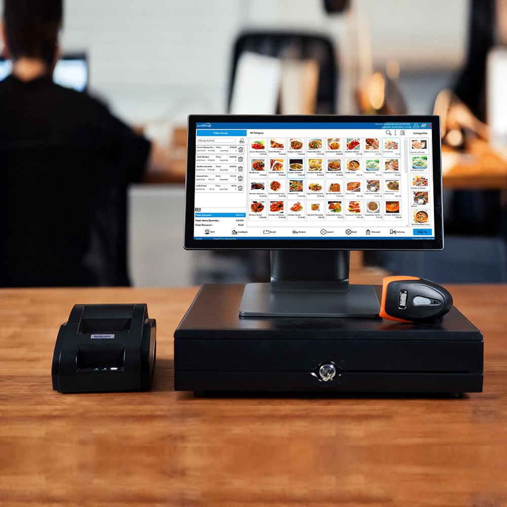 PSJ8500-D-B – POS Touch Dual Display 15.6"