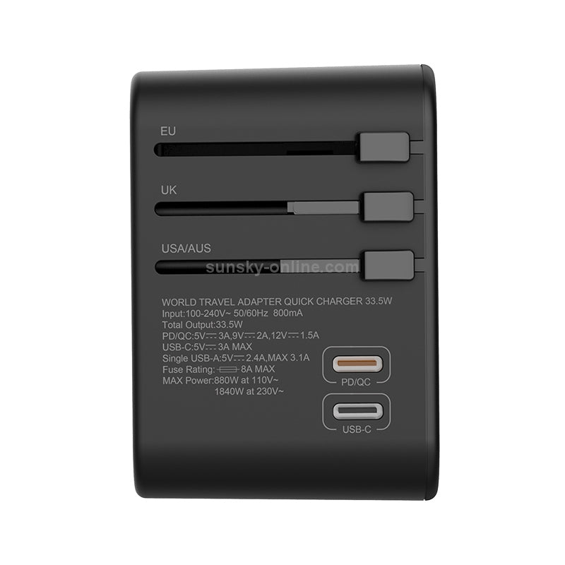 WIWU UA-303 UNIVERSAL PLUG ADAPTER