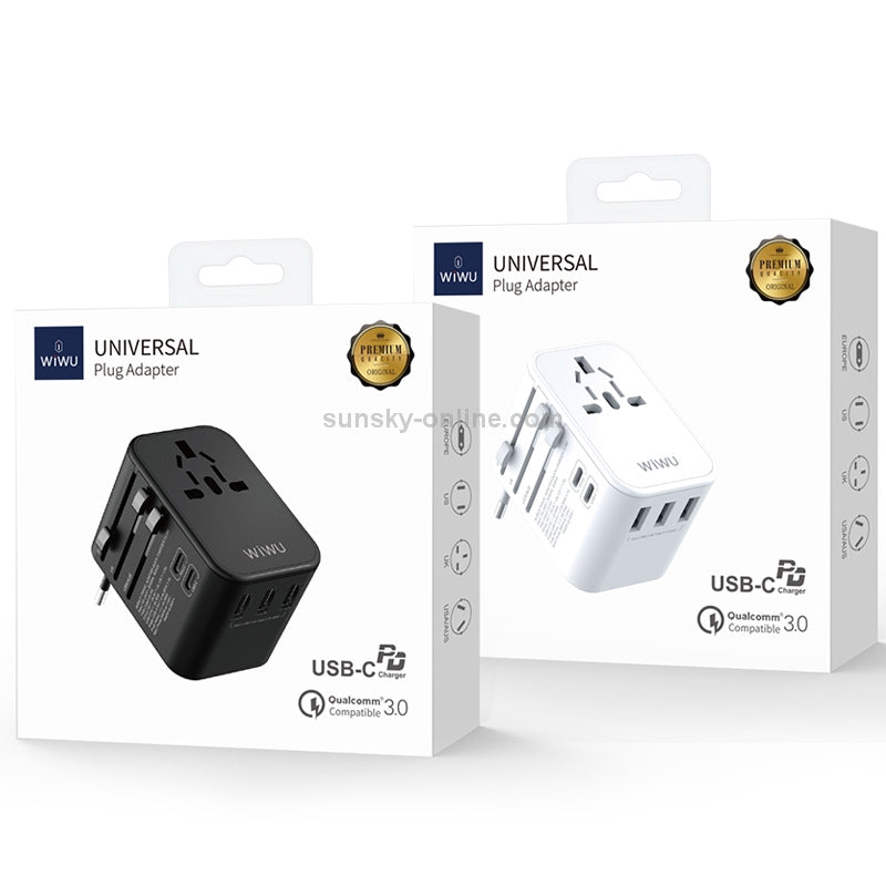 WIWU UA-303 UNIVERSAL PLUG ADAPTER