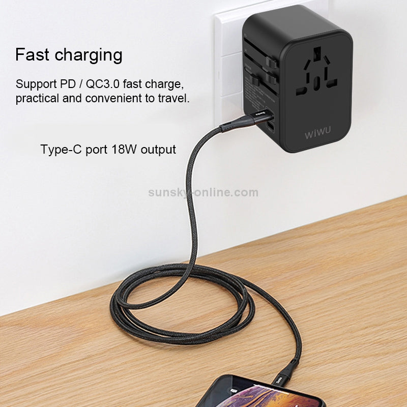 WIWU UA-303 UNIVERSAL PLUG ADAPTER
