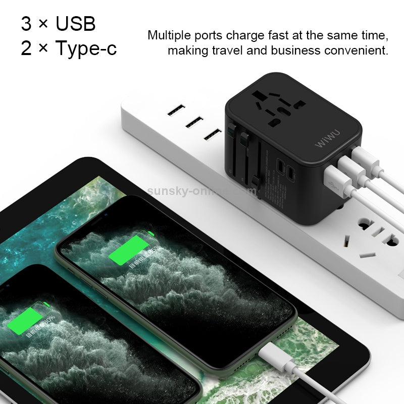 WIWU UA-303 UNIVERSAL PLUG ADAPTER