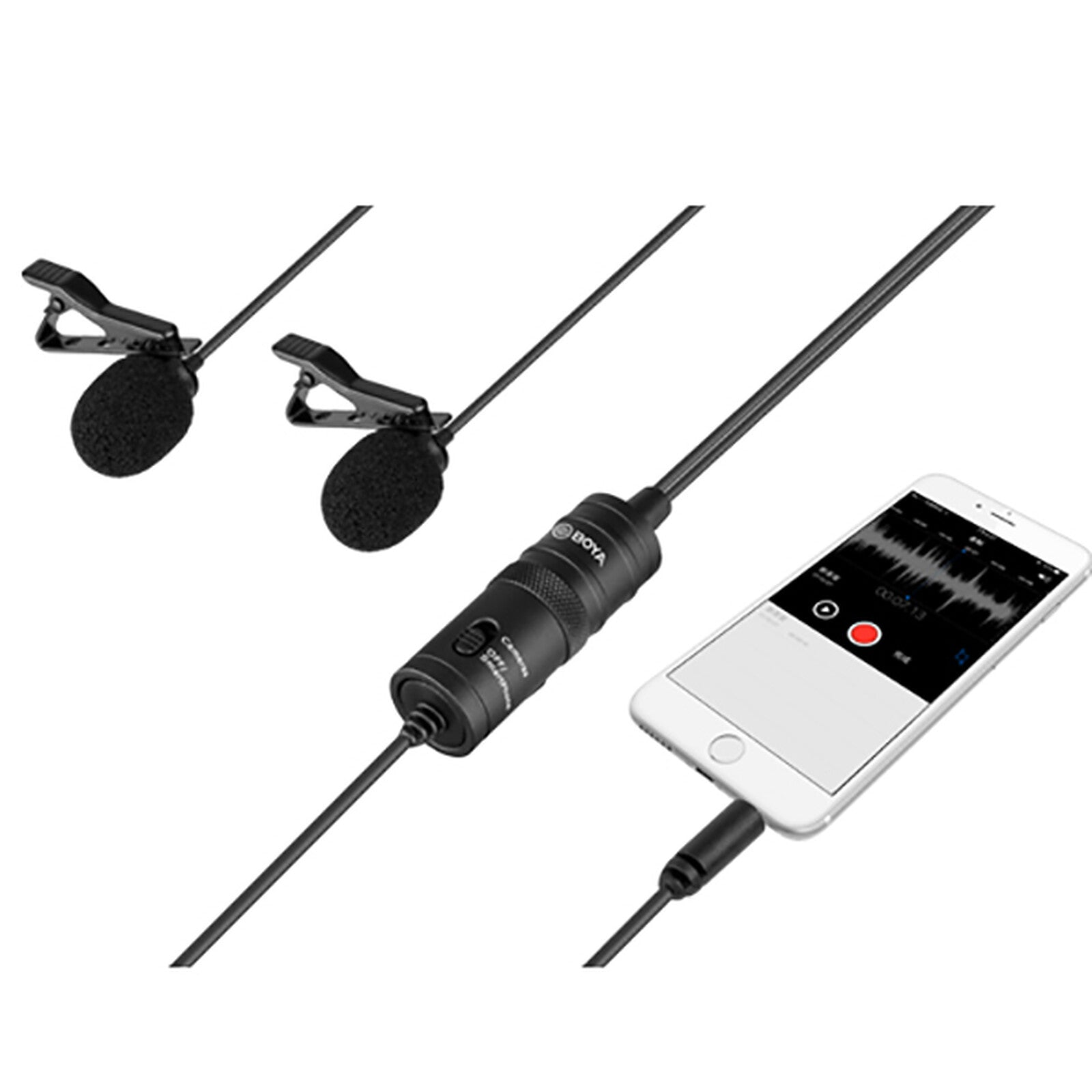 Microfone universal – dupla BY-M1DM BOYA