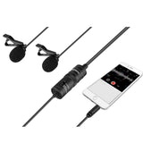 Microfone universal – dupla BY-M1DM BOYA