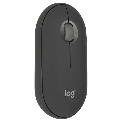 Mouse sem fio Logitech Pebble M350 com Conexão USB ou Bluetooth