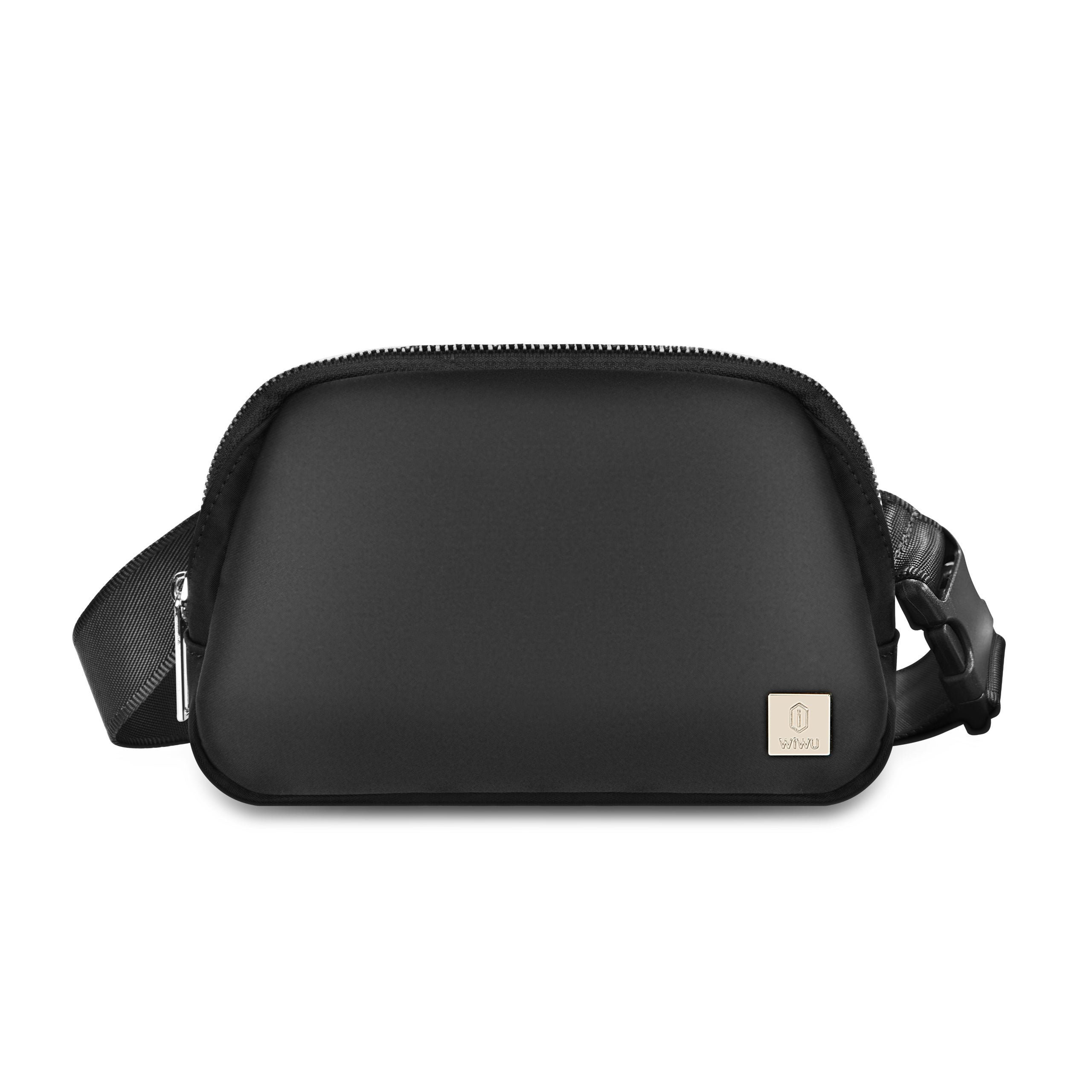 WiWU Lulu Crossbody PU Leather Bag Black