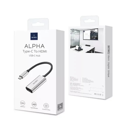 ADAPTADOR WIWU Alpha TYPE C HDMI