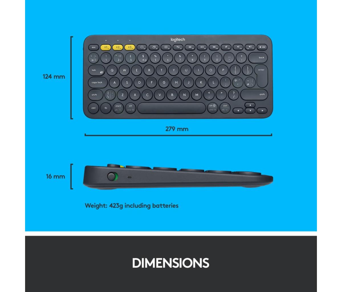 Logitech K380 Multi-Device Bluetooth keyboard