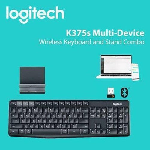 Logitech - K375s Multi-Device Wireless Keyboard