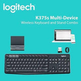 Logitech - K375s Multi-Device Wireless Keyboard