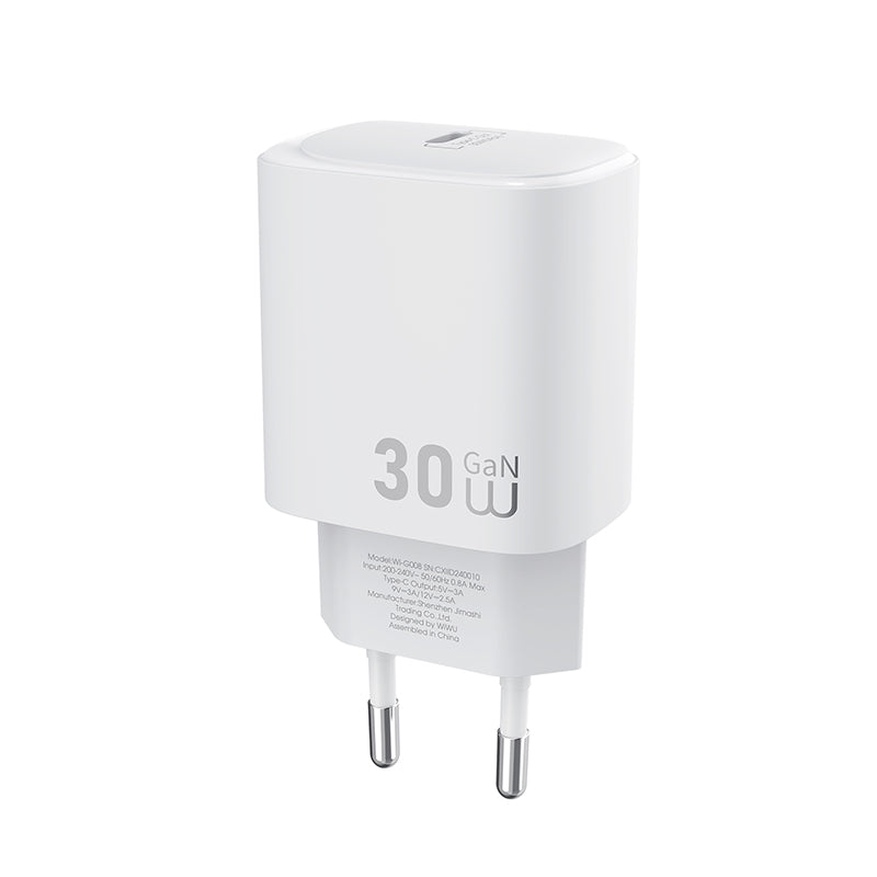 WiWU  Wi-G008 30W Essen GaN Fast Charger
