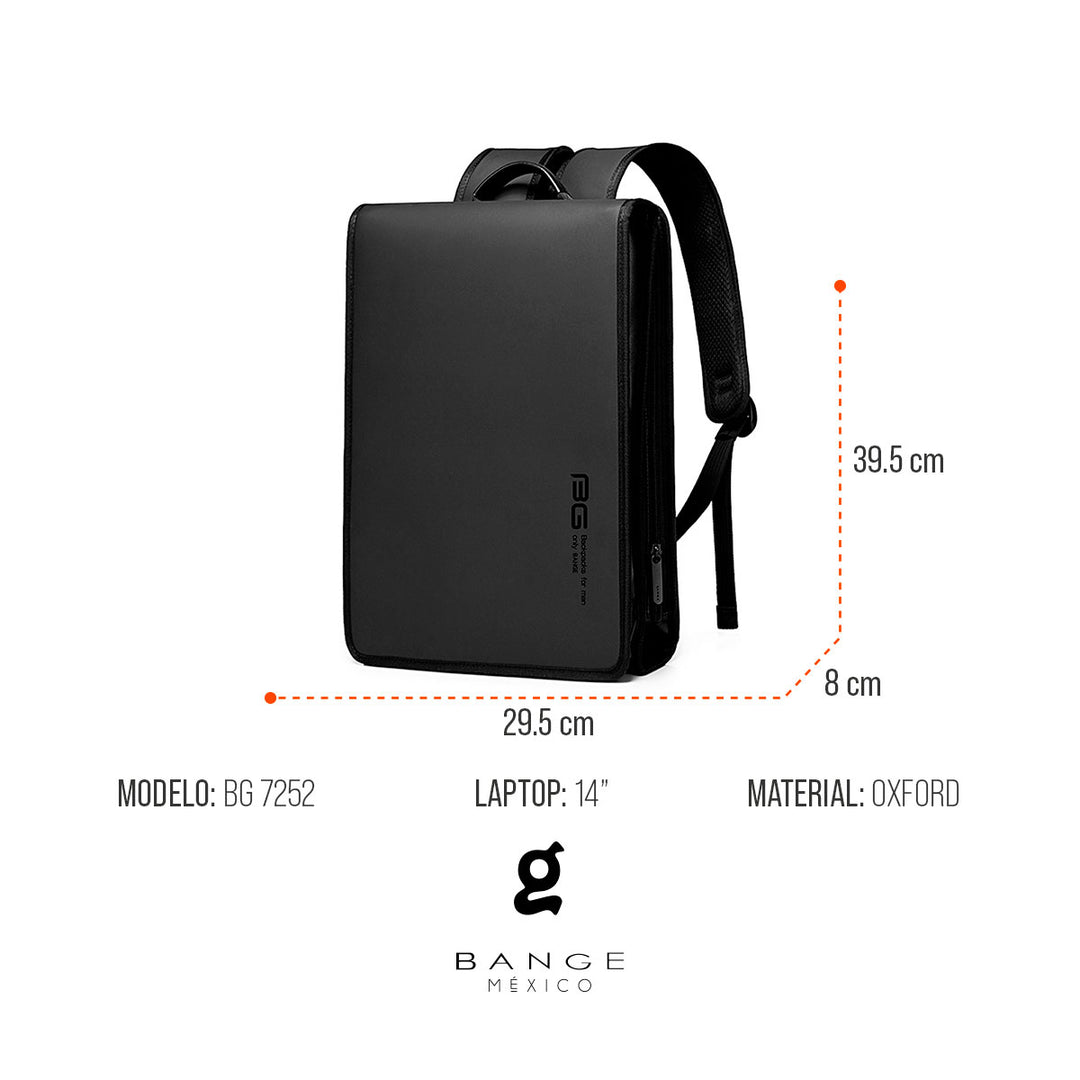 Mochila de negocios BANGE para laptop de 14 BG-7252