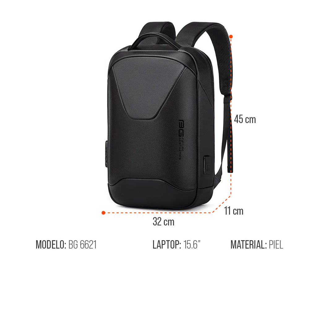 Mochilla premium de piel Modelo BG-6621
