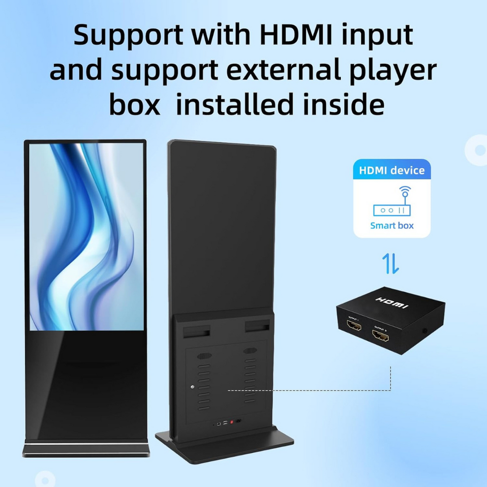 Digital Interativo Floor Stand Advertising Player Touch(43") 4GB+32GB
