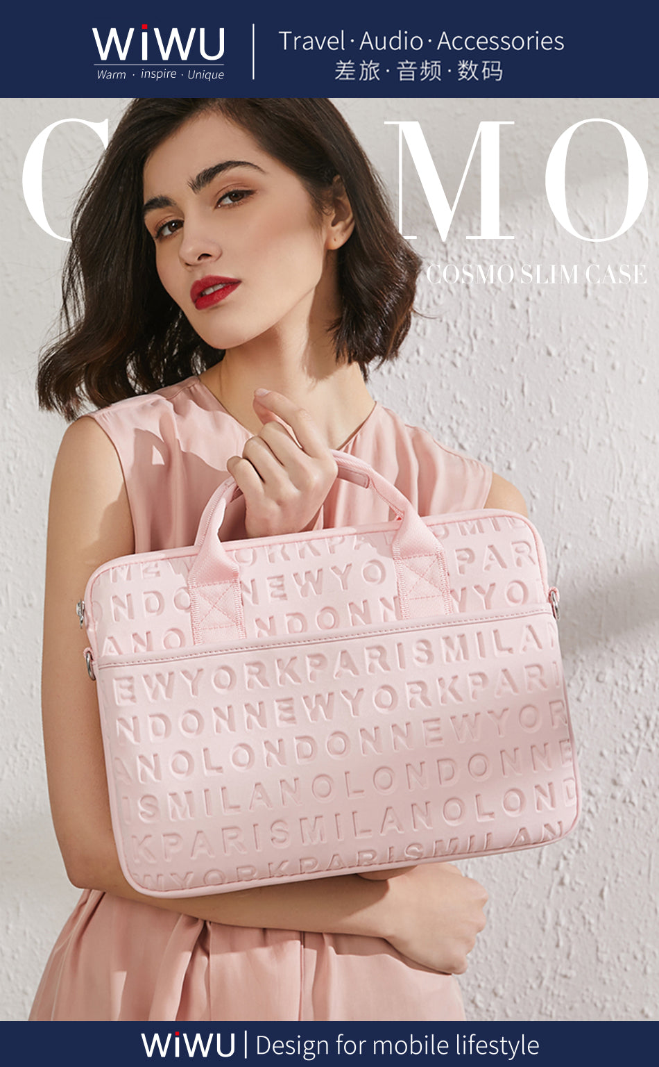WIWU COSMO SLIM CASE VOGUE LAPTOP BAG 13.3