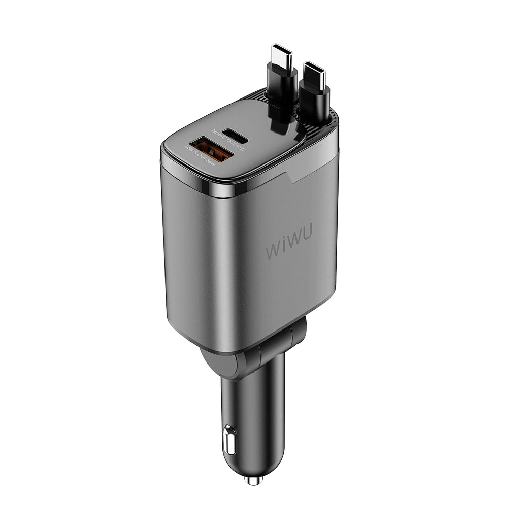 WiWU Helix Pro 111W Retractable Car Charger – Wi-CC034