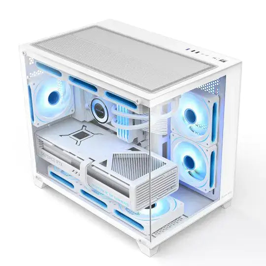 PC Gamer Huntkey S960 X White – Intel Core i7-13700, RTX 4060 8GB, 32GB RAM, SSD 1TB