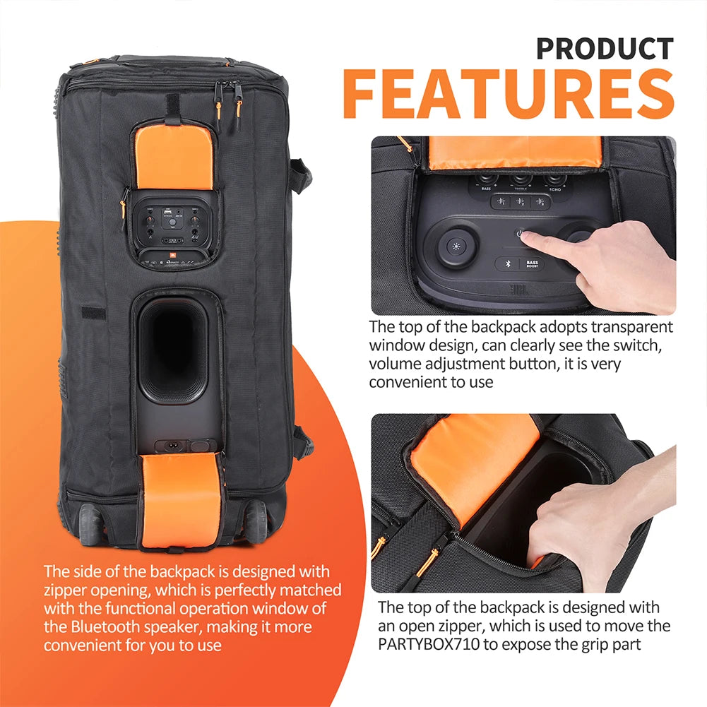 Capa Protetora Multifuncional para JBL PartyBox 710
