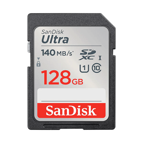 SanDisk Ultra SD Card SDXC Class 10 UHS-I with 140mb/s Read Speed
