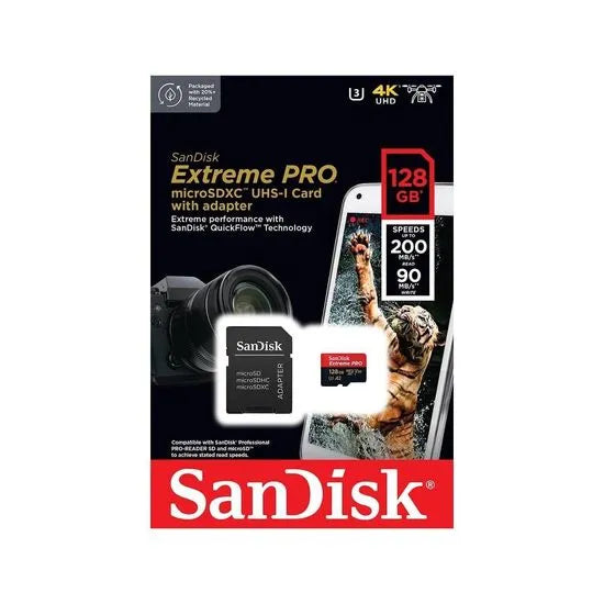 Cartão microSDXC™ SanDisk Extreme PRO UHS
