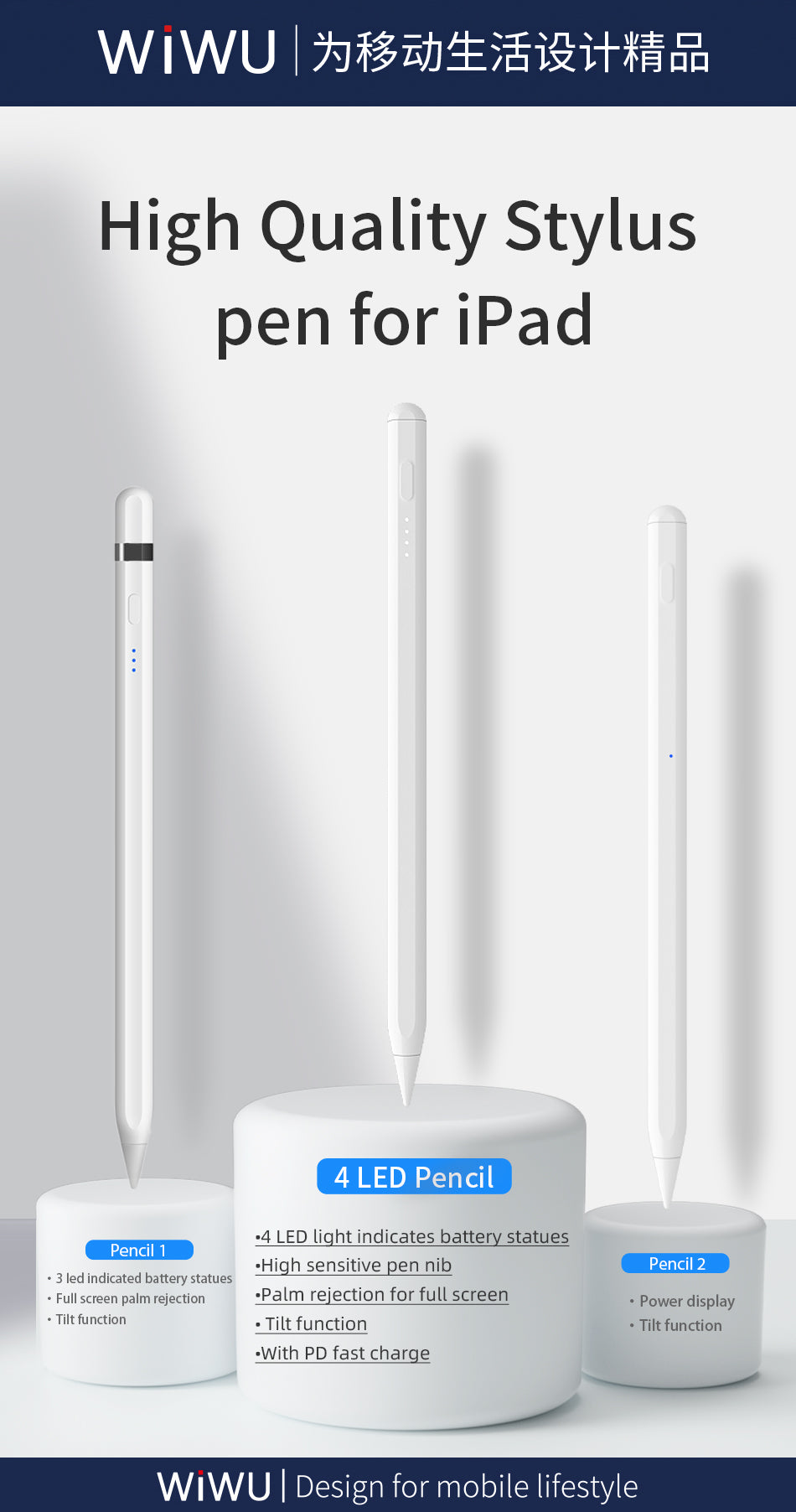 WiWU Pencil Pro Stylus Pen for iPad