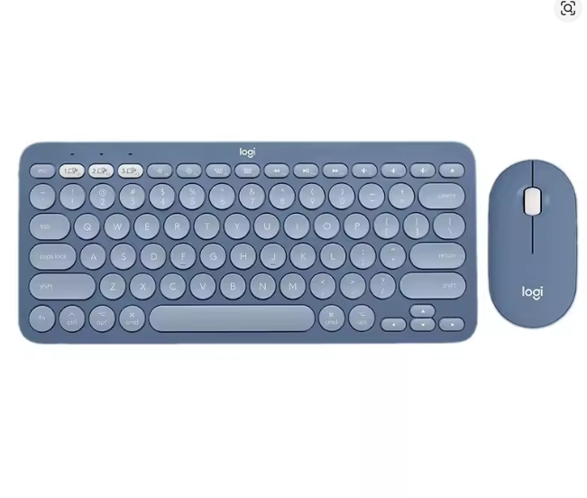 Logitech Pebble 2 Combo – Teclado e Mouse Sem Fio Slim