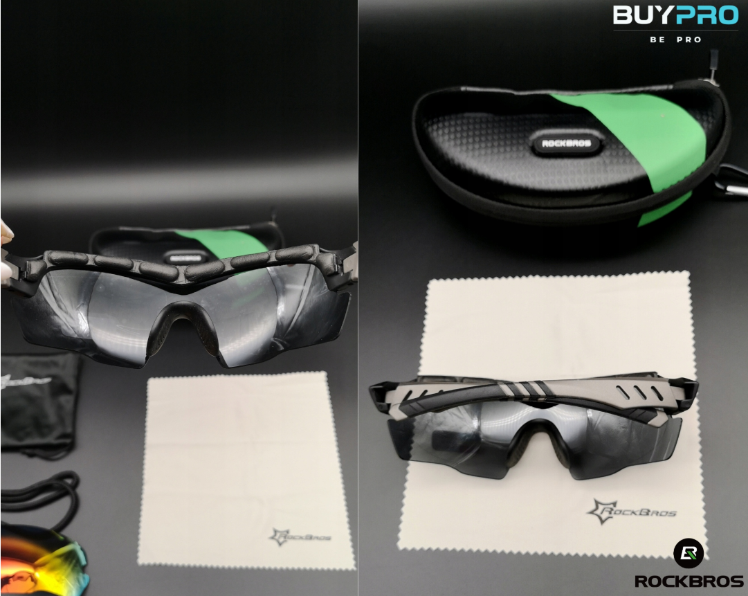 Óculos Polarizados Esportivos para Corrida - Leves e com Design Aerodinâmico ROCKBROS 10037