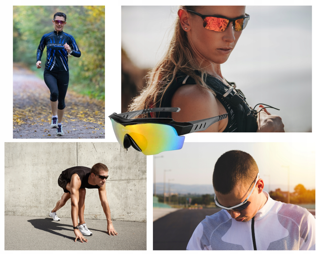 Óculos Polarizados Esportivos para Corrida - Leves e com Design Aerodinâmico ROCKBROS 10037
