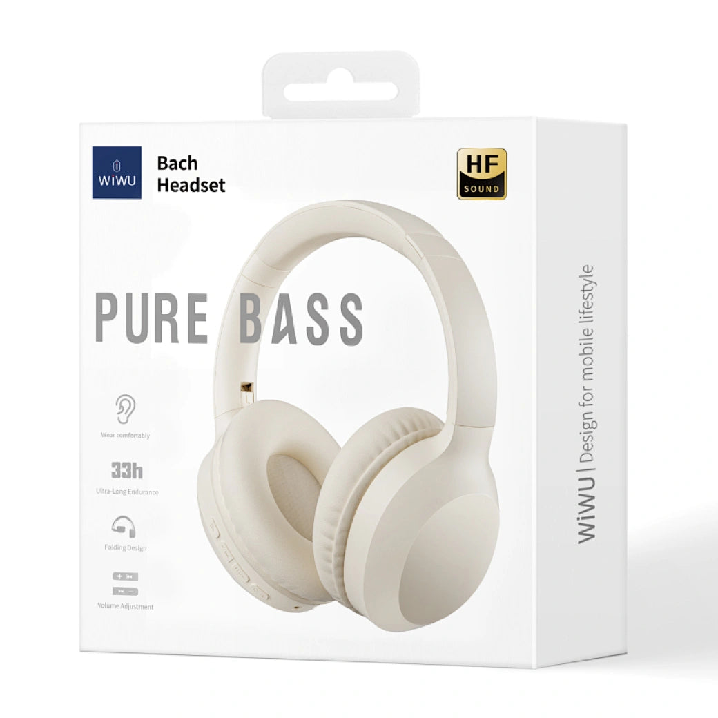 WIWU Wireless Bluetooth Headphone Stereo Bach Headset TD-01
