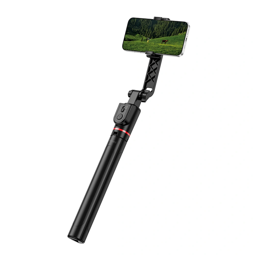 WiWU Wi-SE015 – Tripé Selfie Stick com Luz LED e Bluetooth