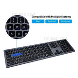 Teclado Sem Fio WiWU com 110 Teclas para Laptop