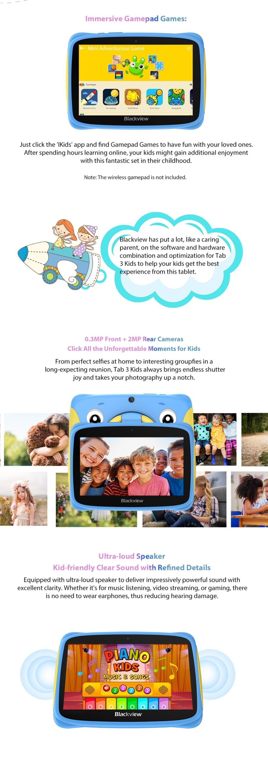 Blackview Tab 3 Kids 7" 2+32GB Children Edition