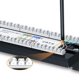UGREEN Cat 6 1U 24-Port UTP Patch Panel
